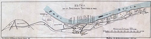 Карта Ярославля, 1911