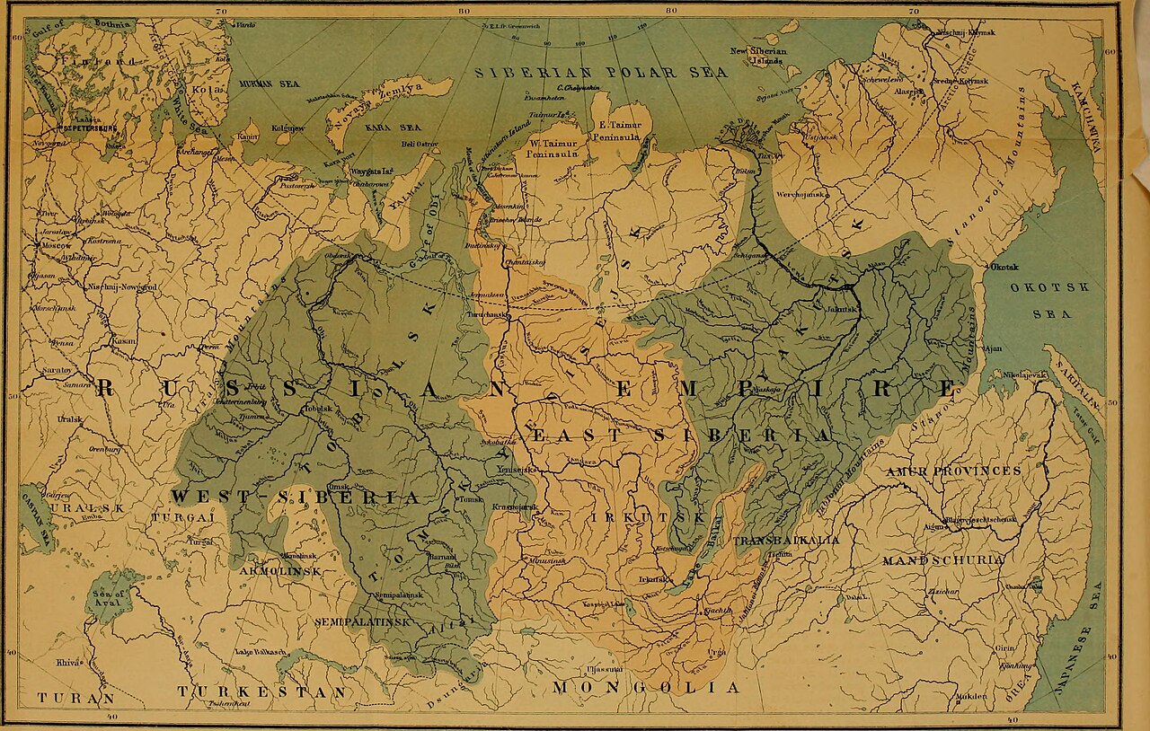 Карта Европы, 1882
